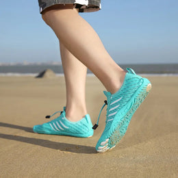 Męskie Letnie Buty Do Wody Z Gumową Podeszwą, Wsuwane, Do Pływania I Na Plażę