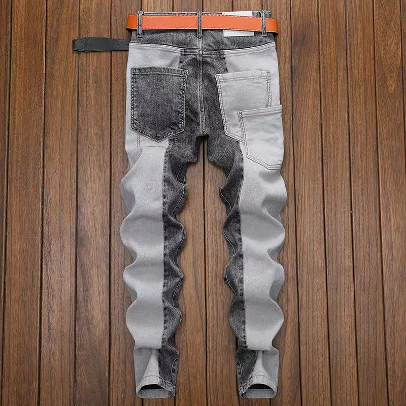 Meskie Wiosenne I Letnie Obcisle Skinnyjeans Do Kostek Z Elastycznym Stretchem