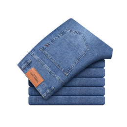 Męskie Jeansy Slim Fit ze Stretchu, Dopasowany Krój