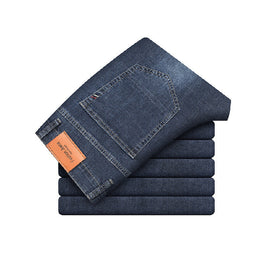 Męskie Jeansy Slim Fit ze Stretchu, Dopasowany Krój