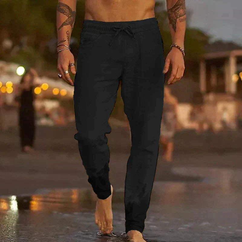 Męskie Letnie Spodnie Lightweight z Luźnym Krojem i Oddychającą Konstrukcją