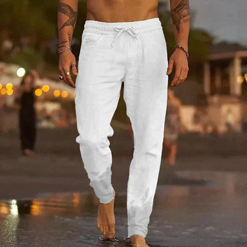 Męskie Letnie Spodnie Lightweight z Luźnym Krojem i Oddychającą Konstrukcją