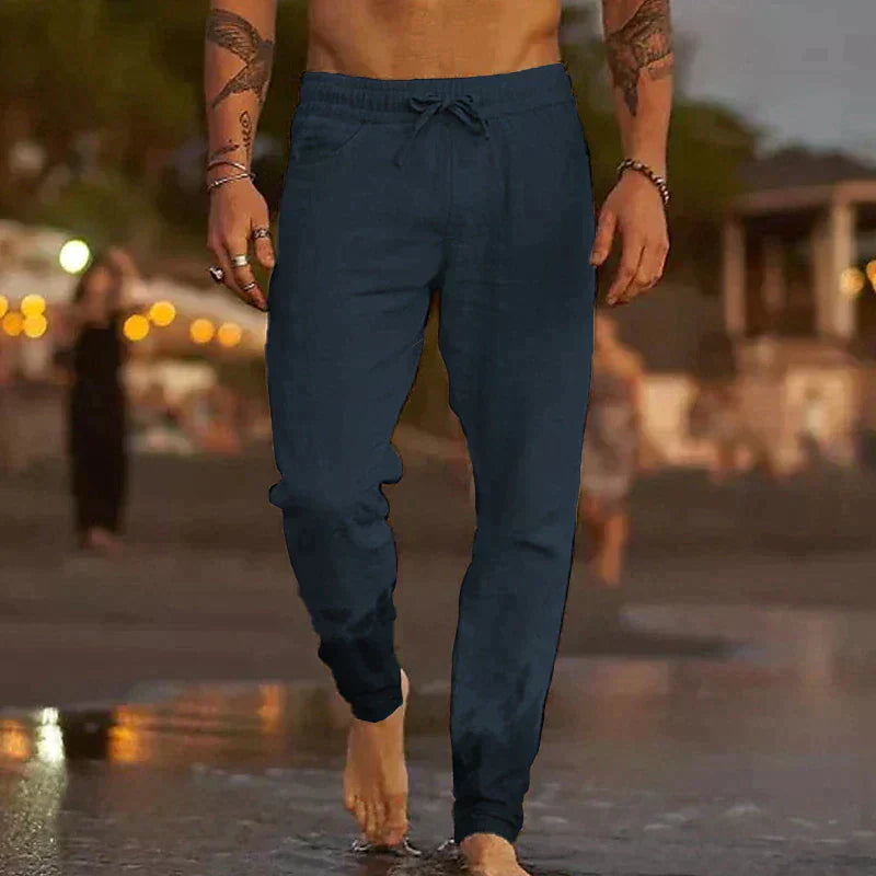 Męskie Letnie Spodnie Lightweight z Luźnym Krojem i Oddychającą Konstrukcją