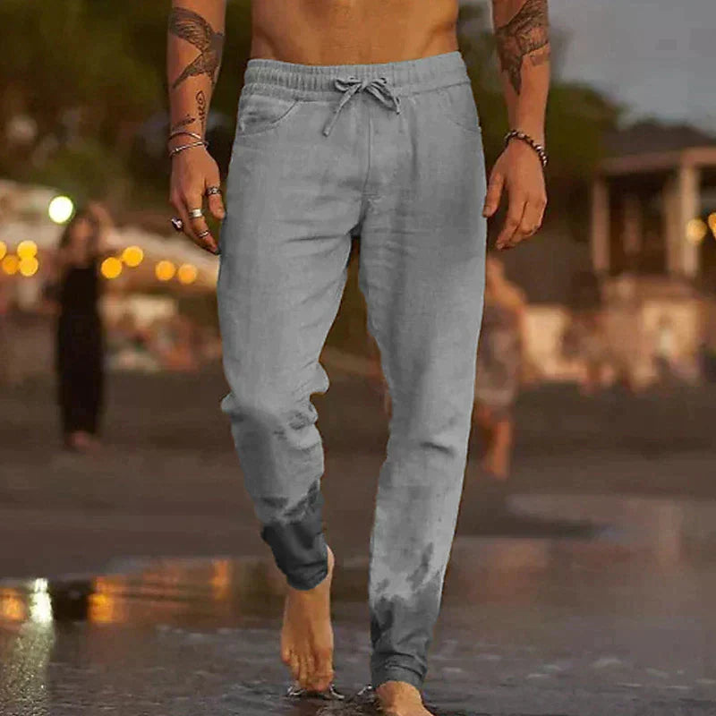 Męskie Letnie Spodnie Lightweight z Luźnym Krojem i Oddychającą Konstrukcją