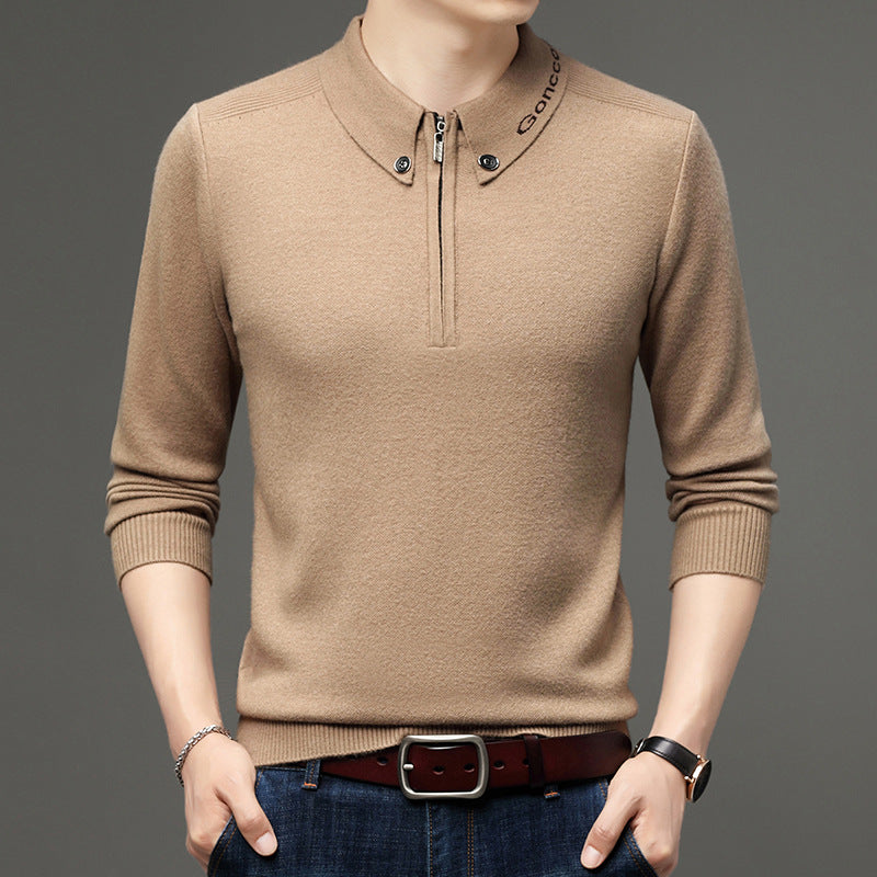 Meska Zimowa Bluza, Slim Fit, Dlogi Rekaw