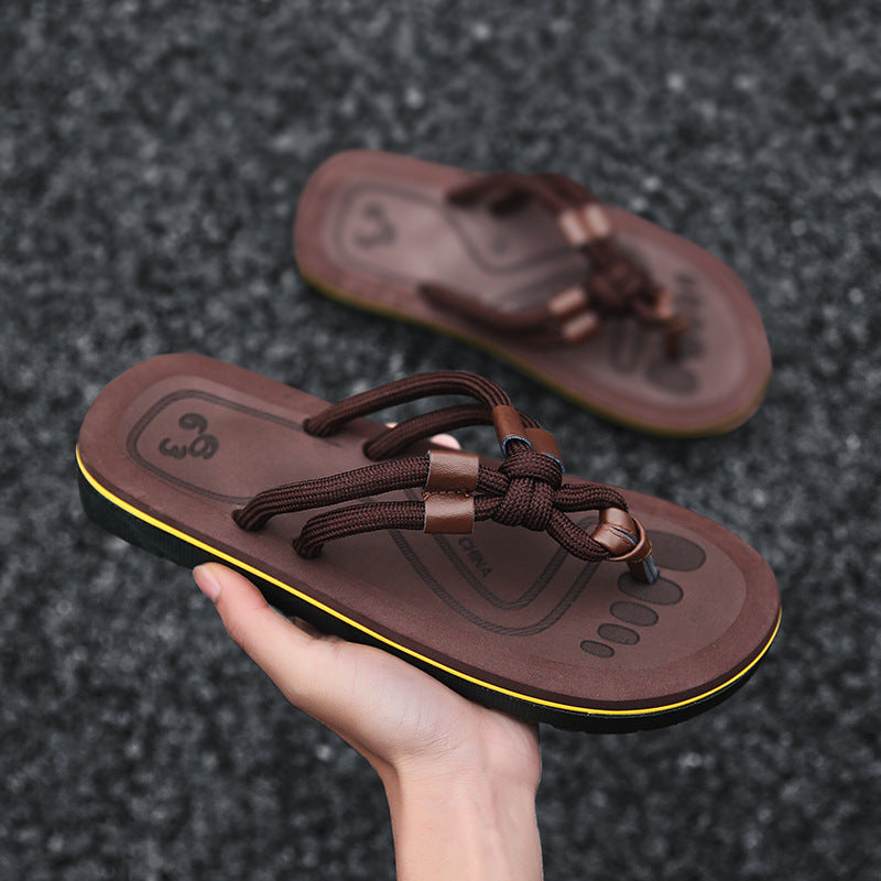 Damskie Letnie Klapki Płaska Podeszwa Cholewka PU Pasek Jodełka Slip On