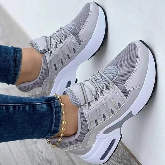 Damskie Buty Wspierające na Cały Rok z Miękką Oddychającą Wyściółką i Amortyzującą Podeszwą