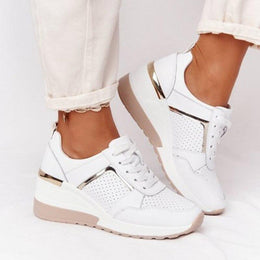 Damskie Wiosenne Sneakersy Z Poduszką Powietrzną Wsparciem Łuku Stopy I Oddychającą Cholewką Elastyczną Podeszwą