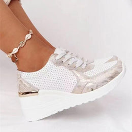 Damskie Wiosenne Sneakersy Z Poduszką Powietrzną Wsparciem Łuku Stopy I Oddychającą Cholewką Elastyczną Podeszwą