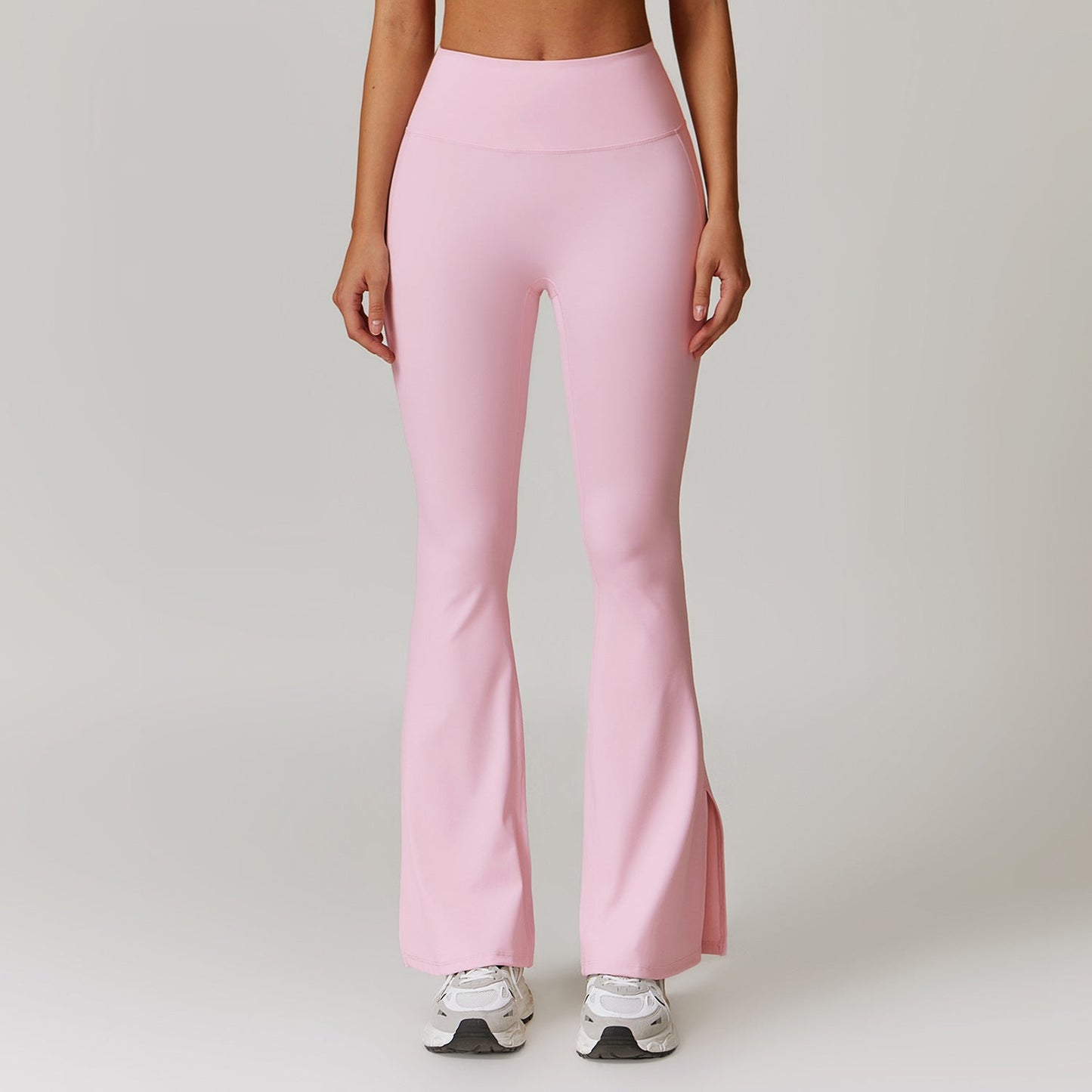Damskie Sportowe Dzwony Ze Slim Fit I Pasem Z Wysokiej Elastycznosci