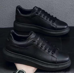 Męskie Buty Sportowe Z Okrągłym Noskiem I Płaskim Obcasem Z Kolorowymi Przeszyciami