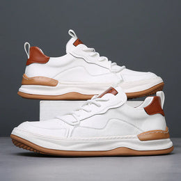 Męskie Sneakersy z Amortyzowaną Wkładką, Wyściełanym Kołnierzem i Gumową Podeszwą
