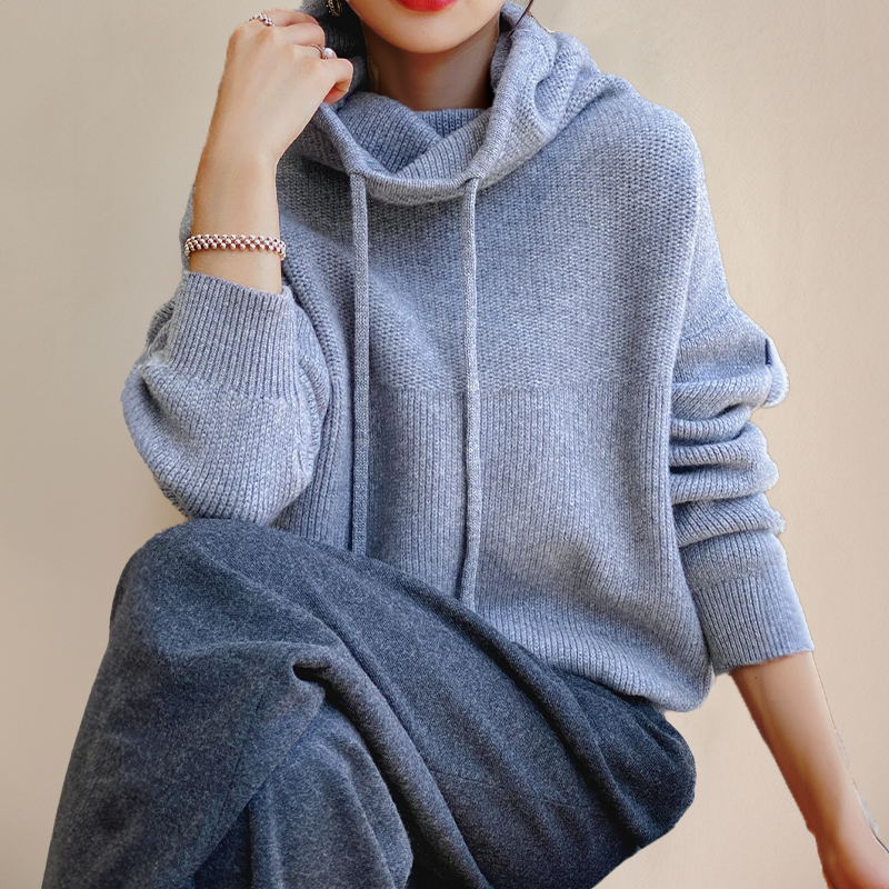 Damski Sweter z Golfem z Długim Rękawem Slim Fit