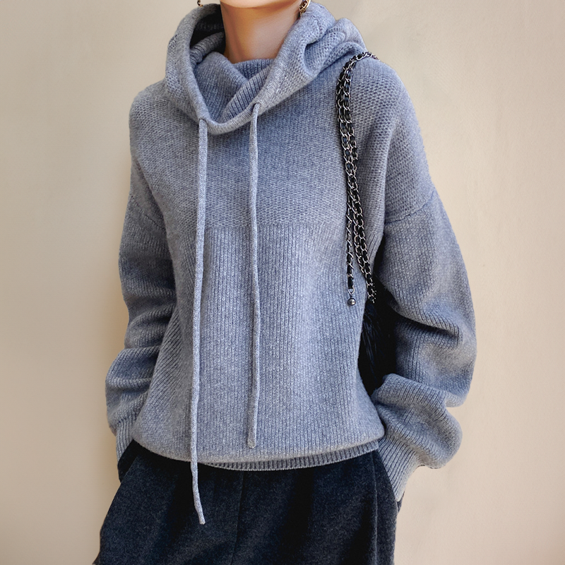 Damski Sweter z Golfem z Długim Rękawem Slim Fit