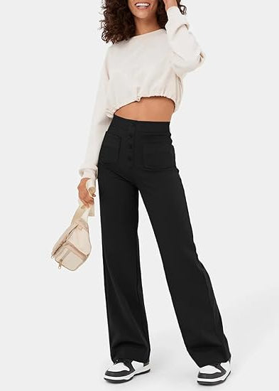Damskie Spodnie Elastyczne Slim Fit z Gumką w Pasie