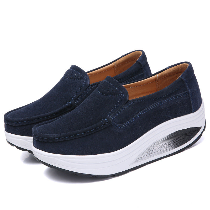 Damskie Buty Na Platformie I Koturnie Typu Slip-On Outdoor