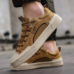 Męskie Sneakersy z Oddychającymi Wstawkami i Wytrzymałą Podeszwą