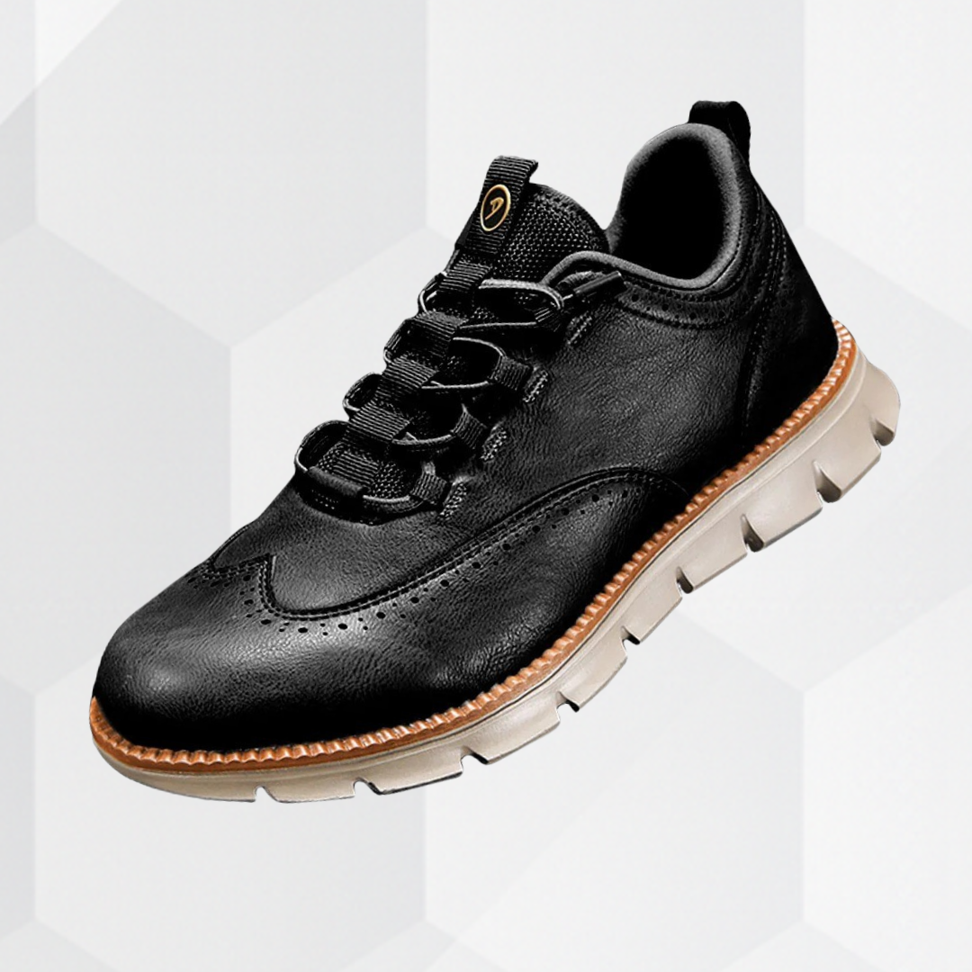 Męskie Buty Oxford Ze Sznurowaniem I Wkładką Memory Foam