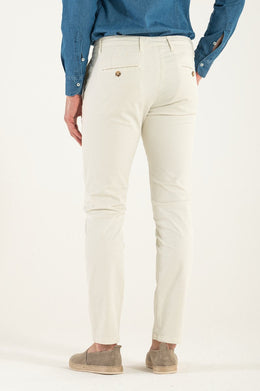 Męskie Spodnie o Prostych Nogawkach z Kieszeniami Bocznymi i Tylnymi