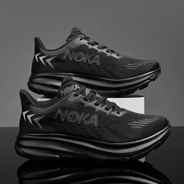 Męskie Buty do Biegania Lekkie z Oddychającą Cholewką i Antypoślizgową Podeszwą