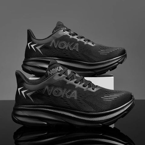 Męskie Buty do Biegania Lekkie z Oddychającą Cholewką i Antypoślizgową Podeszwą