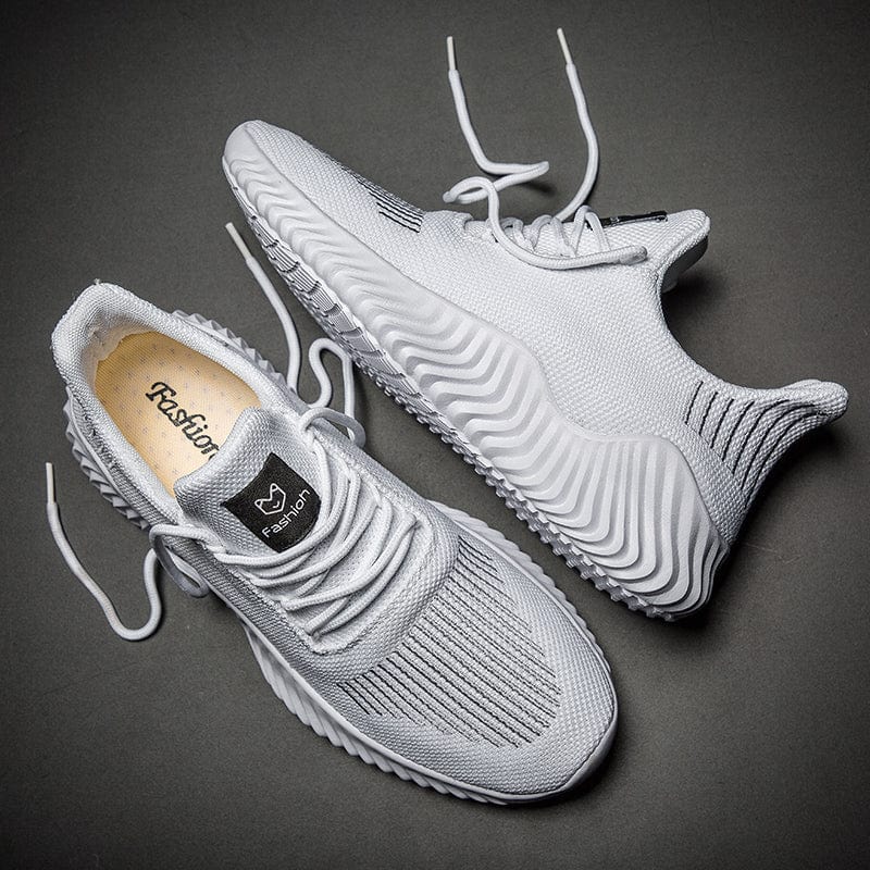 Męskie Sneakersy Wsuwane z Siatką i Systemem Kanałów Powietrznych