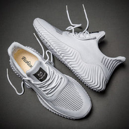 Męskie Sneakersy Wsuwane z Siatką i Systemem Kanałów Powietrznych