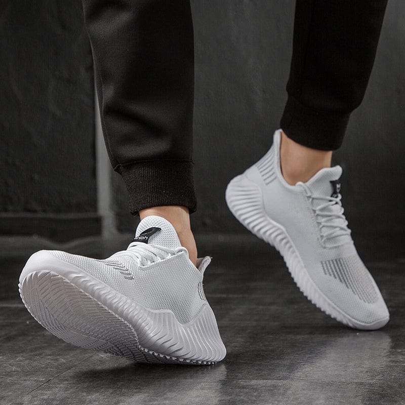 Męskie Sneakersy Wsuwane z Siatką i Systemem Kanałów Powietrznych