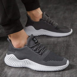 Męskie Sneakersy Wsuwane z Siatką i Systemem Kanałów Powietrznych