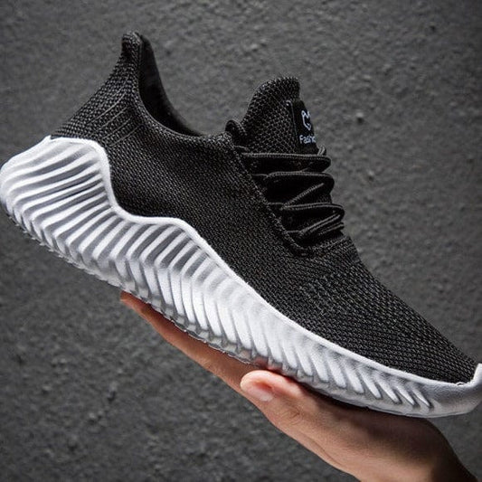 Męskie Sneakersy Wsuwane z Siatką i Systemem Kanałów Powietrznych
