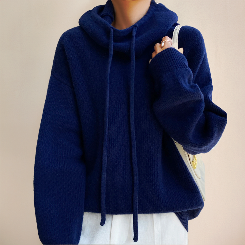 Damski Sweter z Golfem z Długim Rękawem Slim Fit