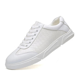 Męskie Sneakersy Wsuwane Wzór Kratki Amortyzowana Wkładka