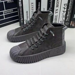 Męskie Buty w Stylu Brytyjskim z Płaską Podeszwą i Uniwersalną Podeszwą Zewnętrzną